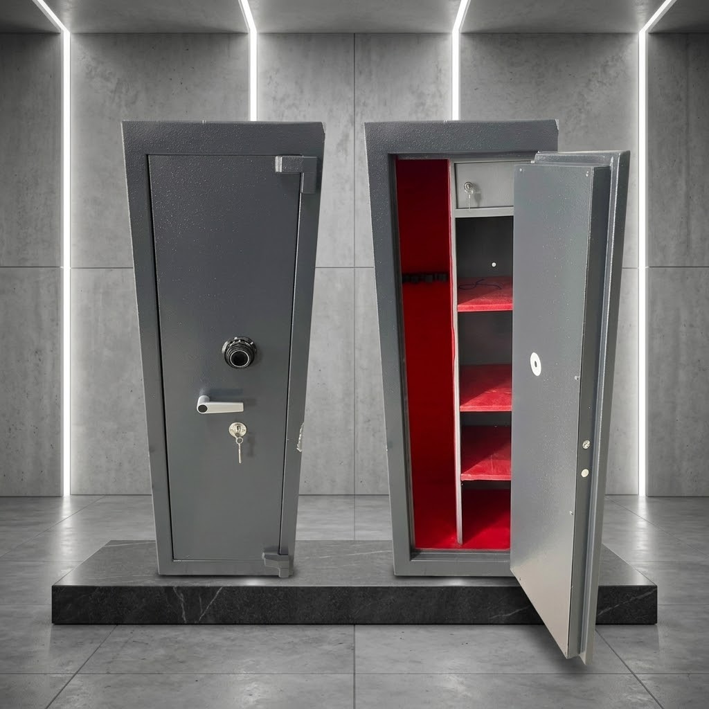 Coffre-fort Coffrésor Safe intérieur rouge